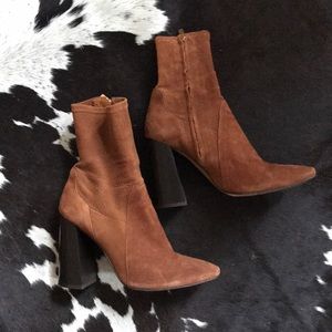 Zara suede boots